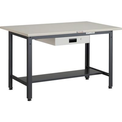 トラスコ中山 TRUSCO AEWS型作業台 1200X750XH740 薄型1段引出付 AEWS-1275UDK1 1台 466-7786（直送品）