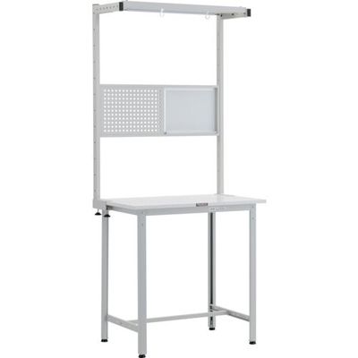 トラスコ中山 TRUSCO HAE型立作業台 W900XD750 ツールハンガーフルセット付 W色 HAE-0975THFS W 1台（直送品）