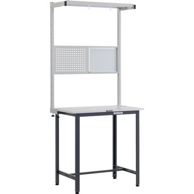 TRUSCO HRAE型立作業台 W900XD750 ツールハンガーフルセット付 DG色 HRAE-0975THFS DG 1台（直送品）