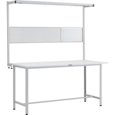 トラスコ中山 TRUSCO HAE型立作業台 W1800XD600 ツールハンガーフルセット付 W色 HAE-1860THFS W 1台（直送品）