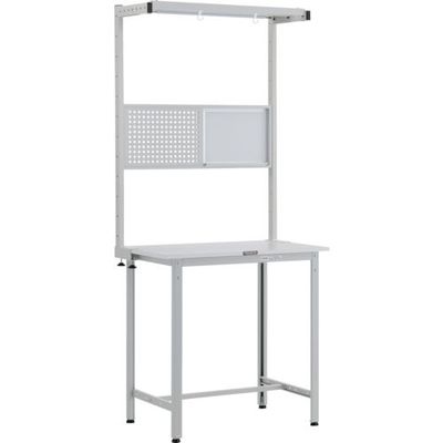 トラスコ中山 TRUSCO HRAE型立作業台 W900XD750 ツールハンガーフルセット付 W色 HRAE-0975THFS W 1台（直送品）