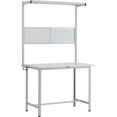 トラスコ中山 TRUSCO HRAE型立作業台 W1200XD600 ツールハンガーフルセット付 W色 HRAE-1260THFS W 1台（直送品）