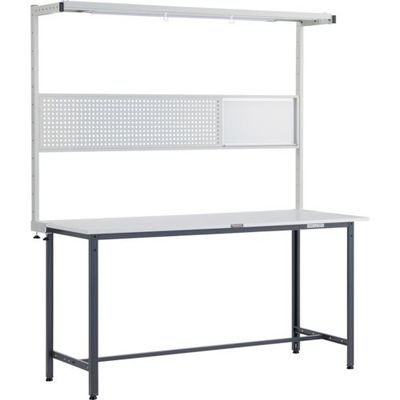 TRUSCO HRAE型立作業台 W1800XD600 ツールハンガーフルセット付 DG色 HRAE-1860THFS DG 1台（直送品）