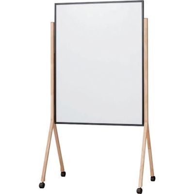 馬印 木製脚両面ホーローホワイトボード WMHD34 1台 376-9156（直送品）