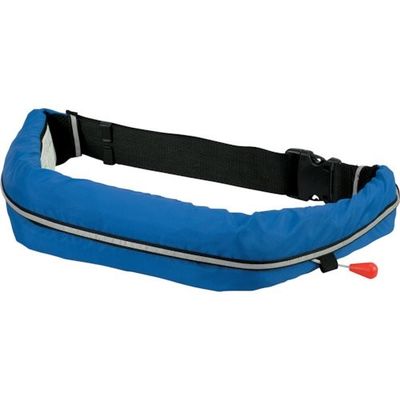 オーシャンライフ 自動膨張式ウエストタイプ 作業用ライフジャケット ブルー TYPE A WR-1-BL 1着 377-6535（直送品）