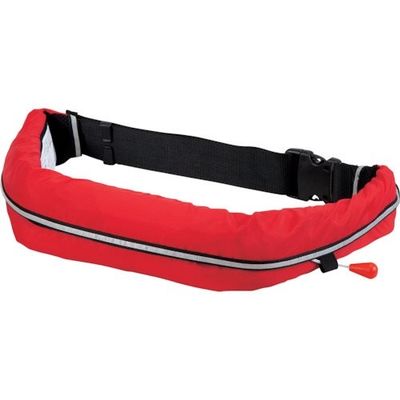 オーシャンライフ 自動膨張式ウエストタイプ 作業用ライフジャケット レッド TYPE A WR-1-RD 1着 377-6499（直送品）