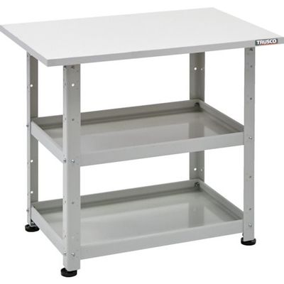 トラスコ中山 TRUSCO 小型物品棚 バーディワゴン固定型 600X400 天板付 ホワイト BDW-R762T-W 1台（直送品）