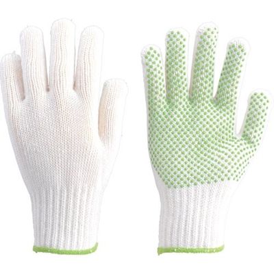 トラスコ中山 TRUSCO リサイクルすべり止め手袋 フリーサイズ DPM-PET75A 1双 381-9907（直送品）