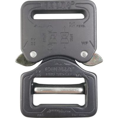 ALPIN 【売切廃番】 COBRAプロスタイル バックル 25MM マットブラック VF FY25MVF-B-ELOX 1個（直送品）