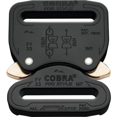AUSTRIALPIN ALPIN 【売切廃番】 COBRAプロスタイル バックル 33MM ブラック FF FY33KFF 1個（直送品）