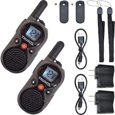 トラスコ中山 TRUSCO 特定小電力ミニトランシーバー 2台セット TNT-20 1セット(2台) 382-0198（直送品）