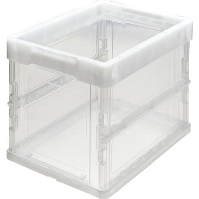 トラスコ中山 TRUSCO オリコン 薄型折りたたみコンテナ 20L 透明 TR-O20B-TM TM 1個 367-7781（直送品）