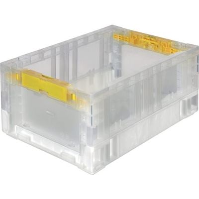 トラスコ中山 TRUSCO オリコン 折りたたみコンテナ 13.7L 透明 TR-S14-TM TM 1個 388-6834（直送品）