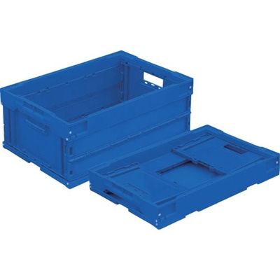 トラスコ中山 TRUSCO オリコン α折りたたみコンテナ 30L ダークブルー TR-S30DB DB 1個 367-7780（直送品）