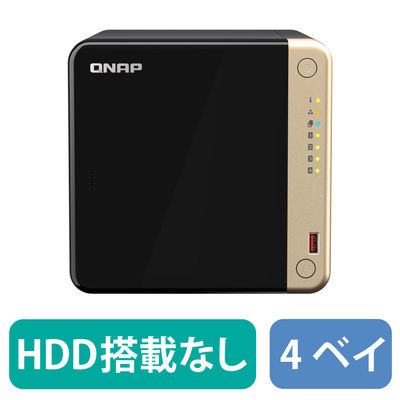 NAS QNAP TS-464 単体 メモリー 8GB 組み立て式 TS-464-8G/F 1台（直送品）