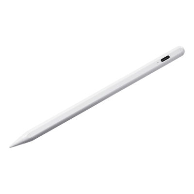 サンワサプライ Apple iPad専用充電式極細タッチペン(ホワイト) PDA-PEN56W 1本（直送品）