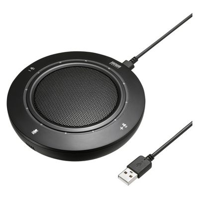 スピーカーフォン WEB会議USBスピーカーフォン 高音質スピーカー/高感度マイクユニット搭載 MM-MC36 5台（直送品）