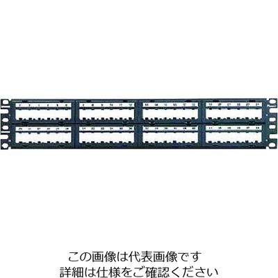 PANDUIT モジュラーパッチパネル枠 6ポートフェースプレートタイプ 48ポート 2U CPPL48M6BLY 1個（直送品）