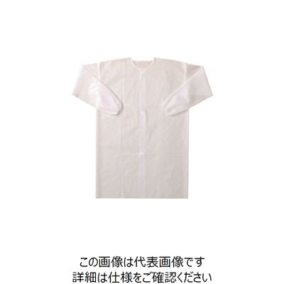東京メディカル 不織布製使い捨て白衣 10枚入り FG-320 1袋(10枚) 217-9890（直送品）