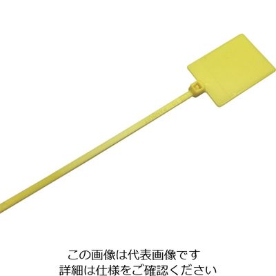 パンドウイットコーポレーション パンドウイット 旗型タイプナイロン結束バンド 黄 (1000本入) PLF1MA-M4Y 1袋(1000本)（直送品）