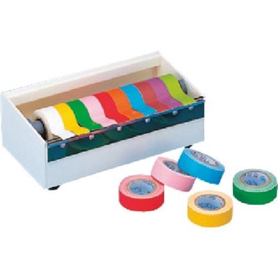 東京硝子器械 TGK カラーテープ 巾24mm 5m巻 黄緑 444-55-86-80 1巻 185-8514（直送品）