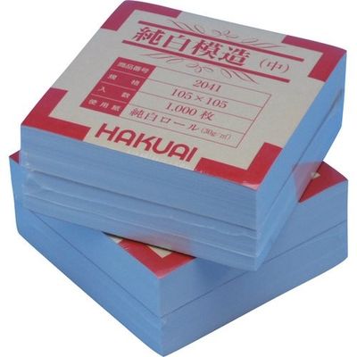 東京硝子器械 TGK 薬包紙 純白模造 中 105×105mm 1000枚入 797-55-91-10 1セット(1000枚)（直送品）