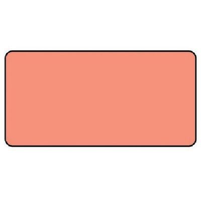 ユニット 配管ステッカー うすい黄赤無地(小) アルミ 40×80 10枚組 AS.7.30S 1組(10枚) 746-4169（直送品）