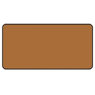 ユニット 配管ステッカー 茶色無地(大) アルミ 80×150 10枚組 AS.6.30L 1組(10枚) 746-3782（直送品）