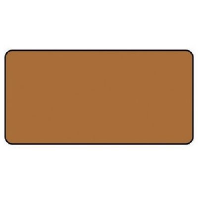 ユニット 配管ステッカー 茶色無地(中) アルミ 60×120 10枚組 AS.6.30M 1組(10枚) 746-3791（直送品）