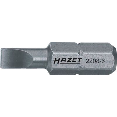 HAZET ビット(差込角6.35mm) 刃先[[ー]]5.5×0.8 2208-8 1本 859-4017（直送品）