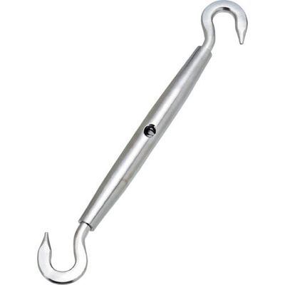 水本機械製作所 水本 パイプターンバックル(フック&フック) 捻子径3分 A-398 1個 317-1434（直送品）