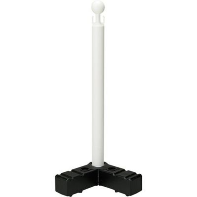 日本緑十字社 緑十字 チェーンスタンド 本体:白 ベース:黒 CHSVーW 高さ815mm 141111 1台 350-6179（直送品）