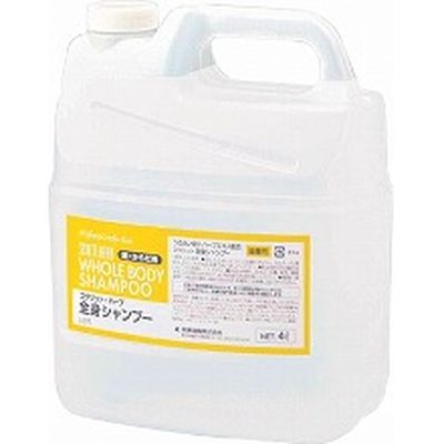 熊野油脂 SCRITT（スクリット） 全身シャンプー（弱酸性） 4L コック付 4252 1ケース（4本）（直送品）