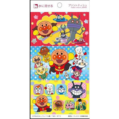 ハヤシ商事 プリントティシュ アンパンマン 4977033116274 1パック(6個)（直送品）