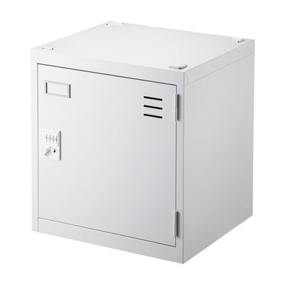 サンワサプライ 個別ロッカー 幅455×奥行400×高さ500mm ホワイト PLK-PS400W 1台（直送品）