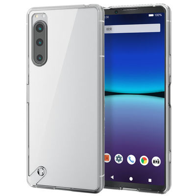 Xperia 5 IV ケース カバー ハイブリッド 耐衝撃 衝撃吸収 スリム クリア PM-X224HVCKCR エレコム 1個（直送品）
