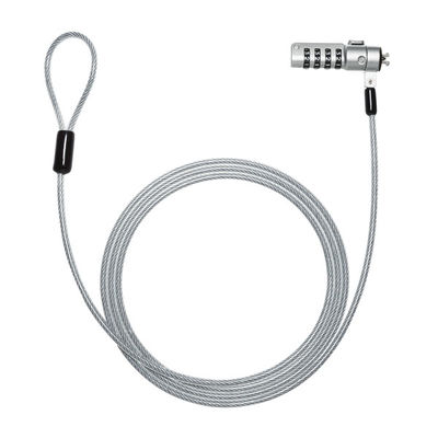 サンワサプライ スロット標準＆nano対応セキュリティワイヤー（ダイヤル錠） SL-92 1個（直送品）