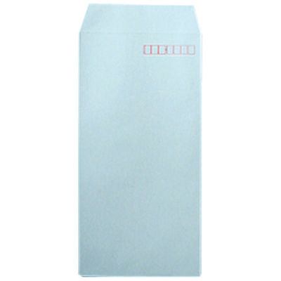 菅公工業 封筒 長4 シ603 50枚 ブルー 1セット(5パック)（直送品）