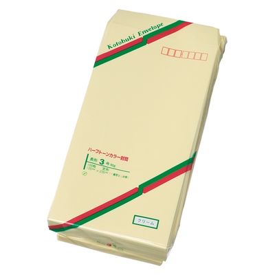 寿堂 封筒 長3 3060 1000枚 クリーム 1箱（直送品）