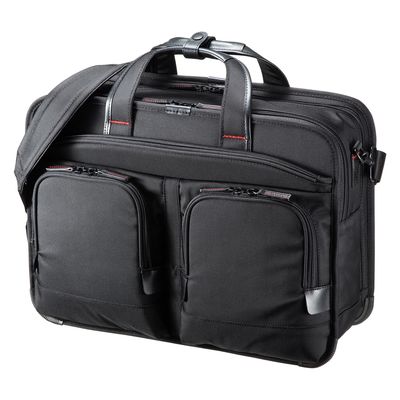 サンワサプライ エグゼクティブビジネスバッグPRO(大型ダブル) BAG-EXE12N 1個（直送品）