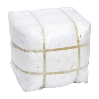 アズワン 新生地 白メリヤスウエス 縫目無し 洗浄加工 40kg(5kg×8袋入) WCA 1パック 4-4178-05（直送品）