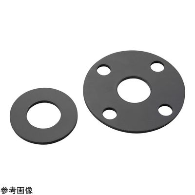 アズワン フランジ用ゴムパッキン(JIS5K全面フランジ)CR(クロロプレンゴム)3mm 1・1/4 4-4624-02 1個（直送品）