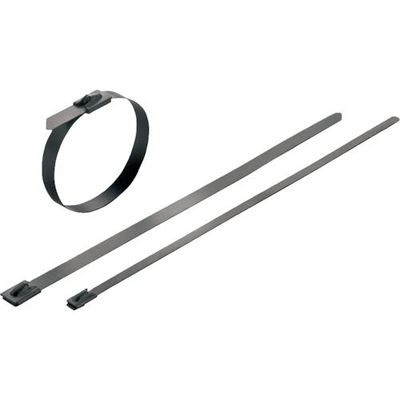 日本ワイドミュラー ワイドミュラー ケーブルタイ ポリエステルコーティングステンレスタイプ 1015250000 1袋(100本)（直送品）