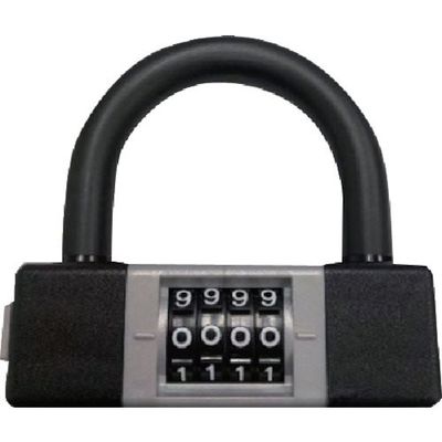 フジテック・ジャパン フジテック BPプッシュ式Wロック ブラック/シルバー B-10813 1個 340-1307（直送品）