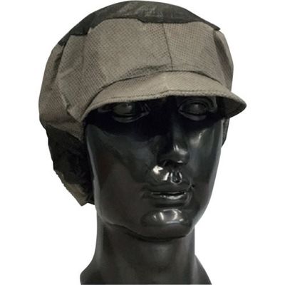 東京メディカル でんでん帽(帯電タイプ) ブラック ツバ付通気型 (50枚入) CA104BL 1箱(50枚) 354-3375（直送品）