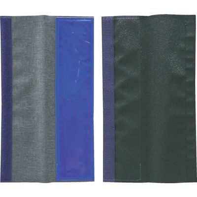 トラスコ中山 TRUSCO 肩パットの上から取り付け可能なフルハーネス用反射材 2枚入 ブルー LRBFH-B 1組(2枚)（直送品）