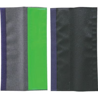 トラスコ中山 TRUSCO 肩パットの上から取り付け可能なフルハーネス用反射材 2枚入 グリーン LRBFH-G 1組(2枚)（直送品）