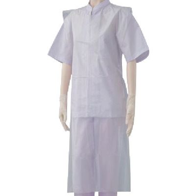 宇都宮製作 シンガー 袖なしエプロン(50枚入) ブルー N153-F 1箱(50枚) 337-3292（直送品）