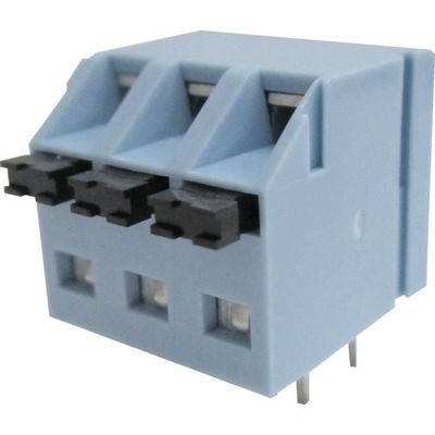 トラスコ中山 TRUSCO プリント基板用ねじなし端子台 3P TF6019-3P 1個 257-3487（直送品）