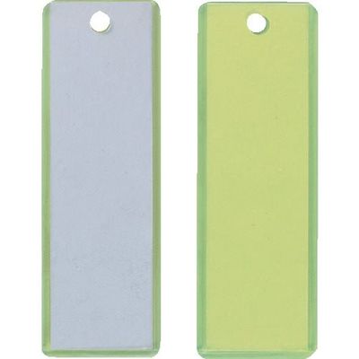 トラスコ中山 TRUSCO 掛名札 3x90x28mm 蛍光イエロー/クリア TKT-1 1枚 262-6338（直送品）